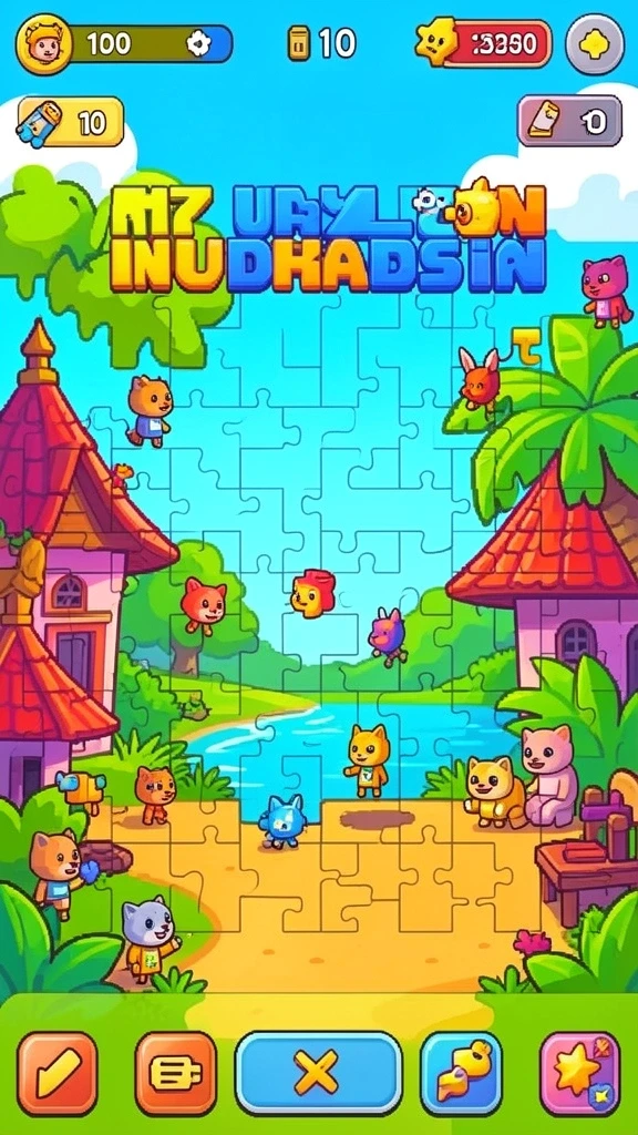 hibikiwin - Level yang beragam dan menantang untuk dieksplorasi.