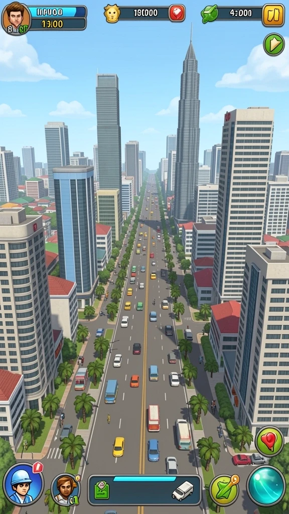 zk6 - Pemandangan indah dalam setiap level yang dimainkan.